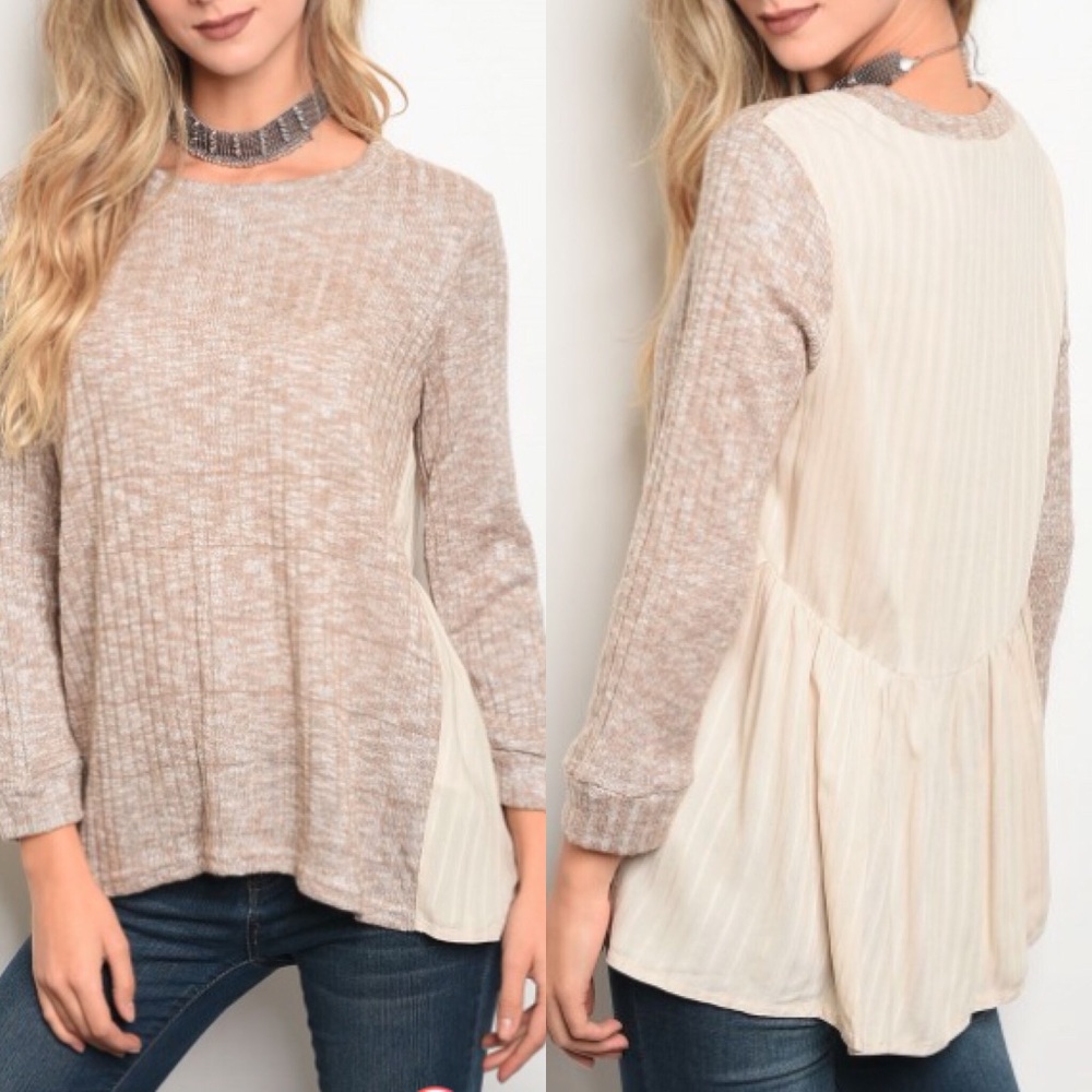 Lightweight sweater top